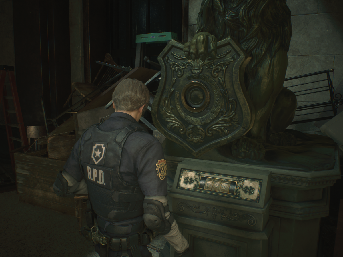 Resident Evil 2 Remake where to find three medallions lion