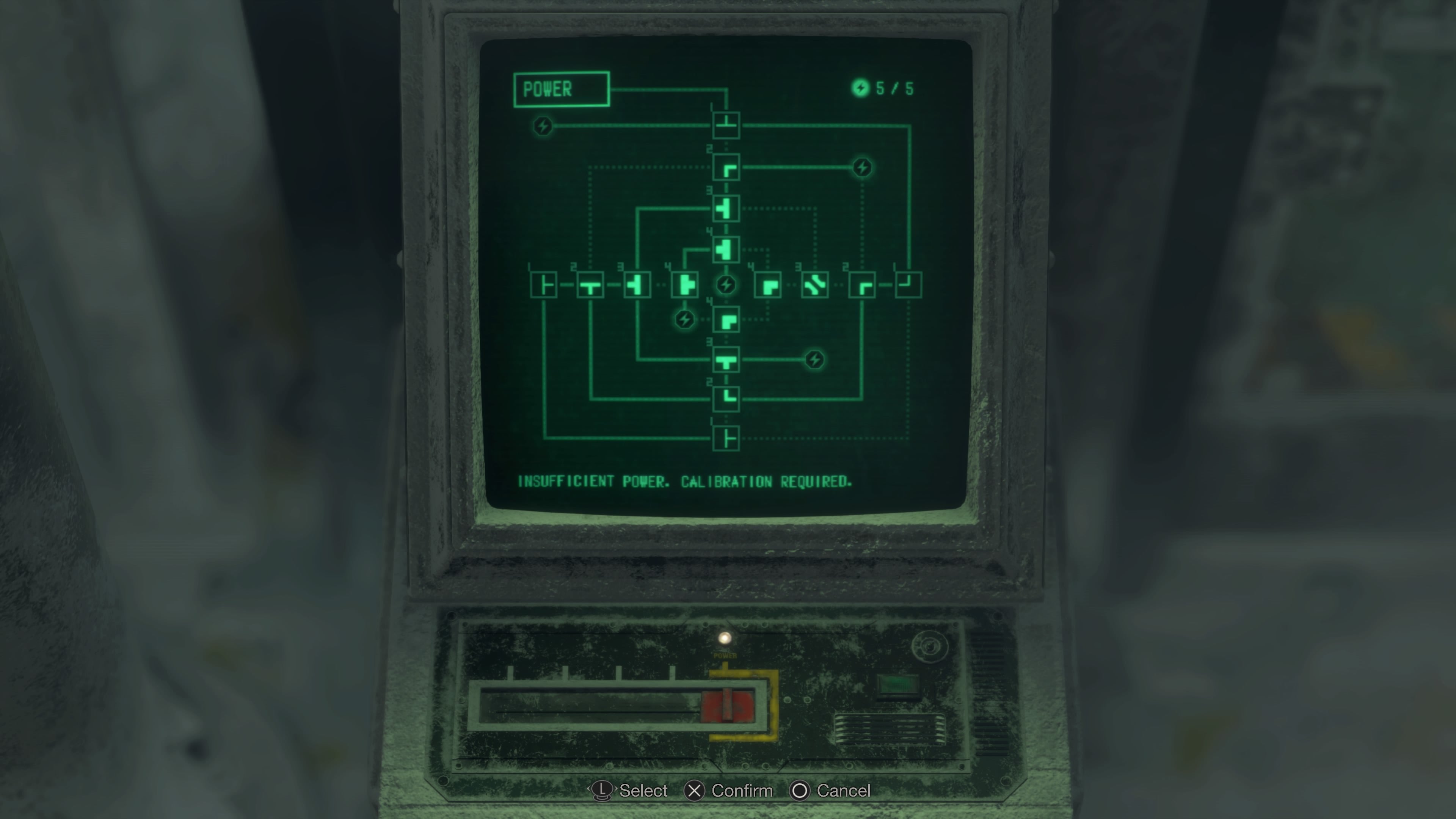 The solution for the electric lock guarding the LE 5 SMG in Resident Evil 4