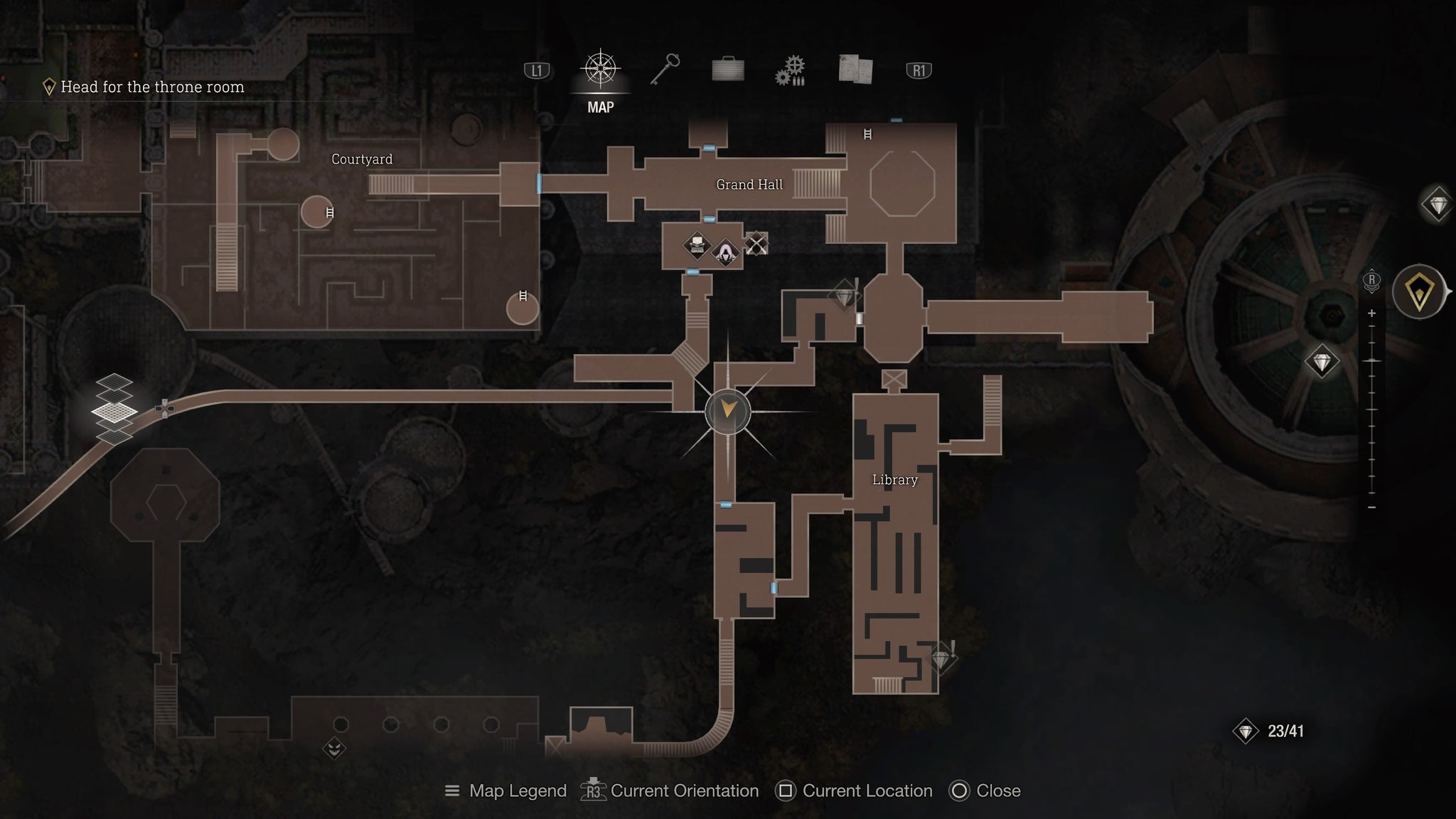 A map screenshot showing the location of the third rat for More Pest Control in Resident Evil 4 - 12