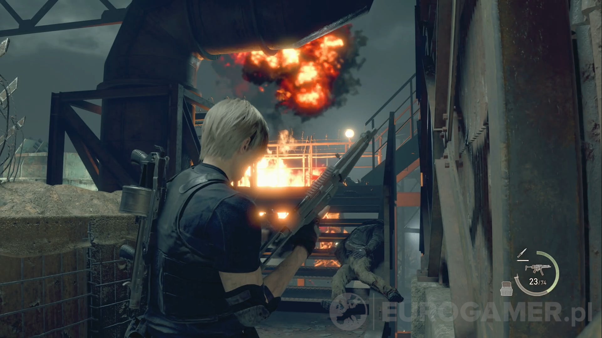 Resident Evil 4 - Chapter 15: helikopter, strefa walki | Eurogamer.pl