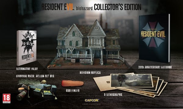 Resident Evil 7 Collector's Edition includes dummy finger USB