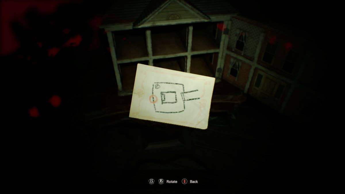 Resident Evil 7 - Detention Room secret passage, Snake Key and