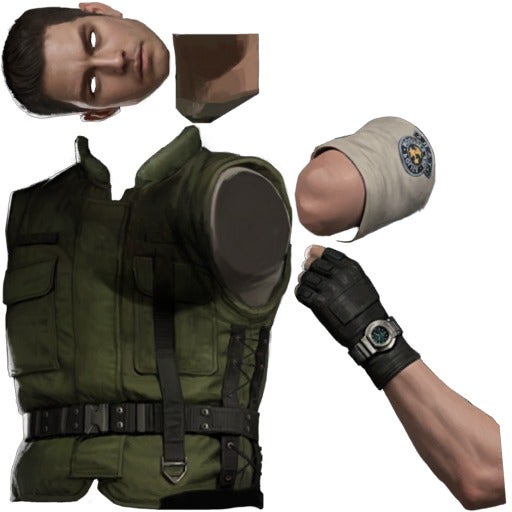 Skin postavy Chris Redfield z éry RE1