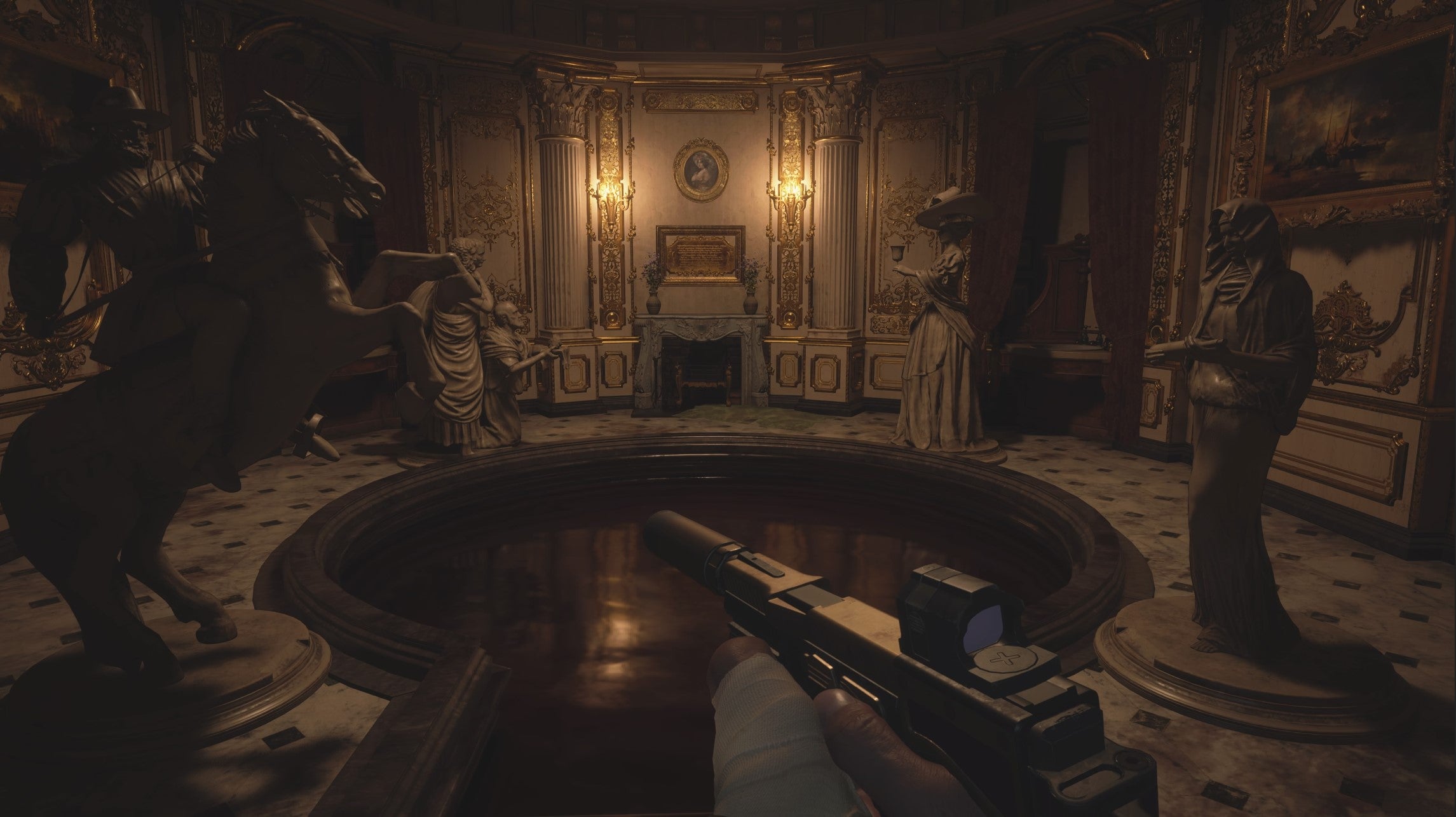 Resident Evil Village Hall of Ablution Statues puzzle solution