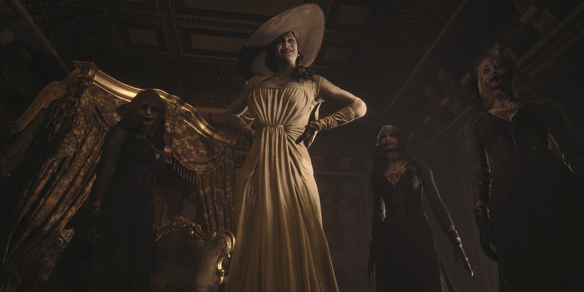resident evil white dress lady Maggie Robertson, the voice and movement actress Lady Dimitrescu in Resident Evil Village, in an interview with "The Gamer" revealed that she would like Dimitrescu to return in the future of Resident