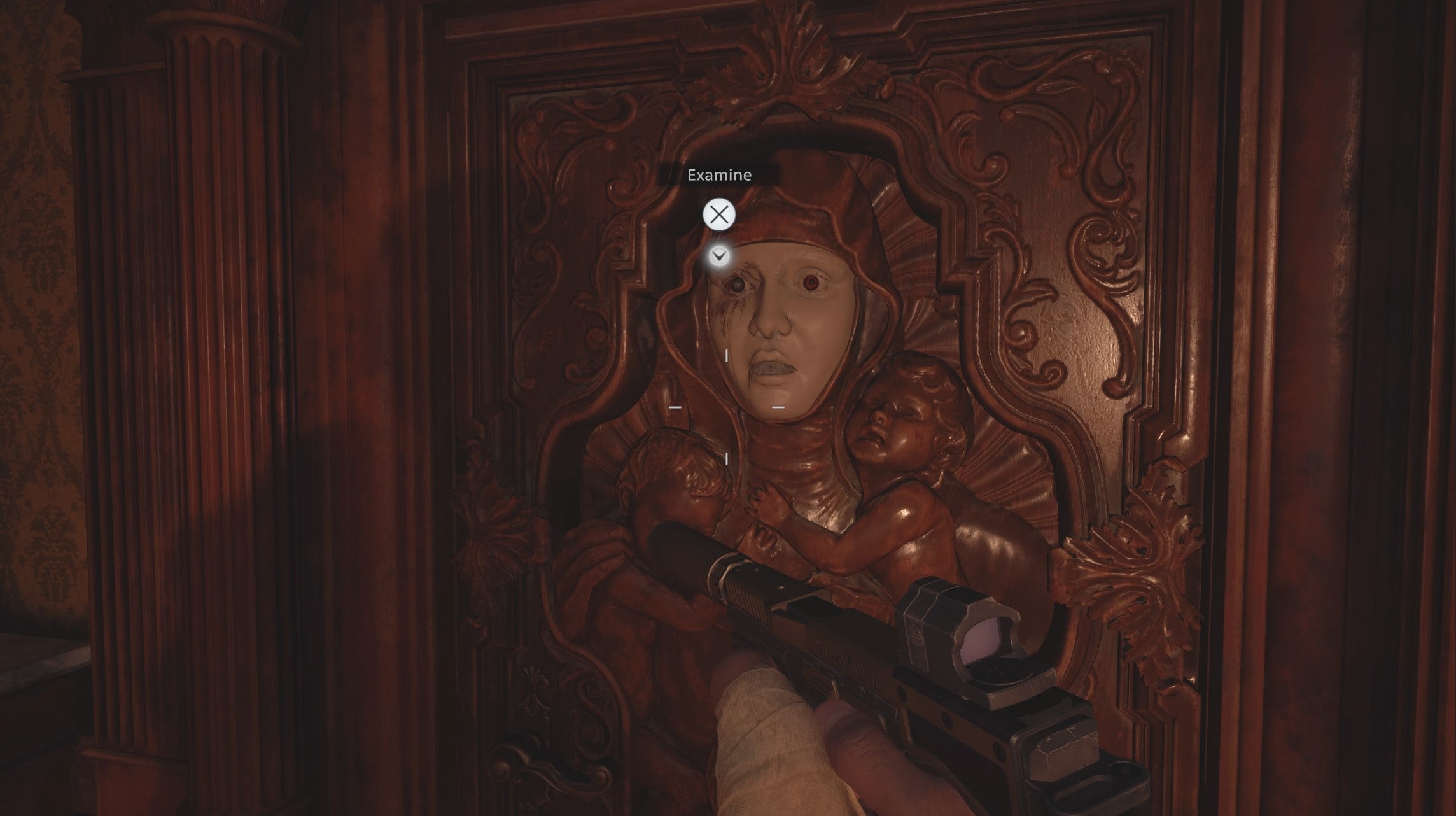 Resident Evil Village Prioress Door | Where to use the Maroon Eye Ring