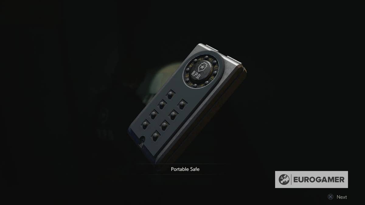 Resident Evil 2 Safe Codes and Portable Safe combination solutions