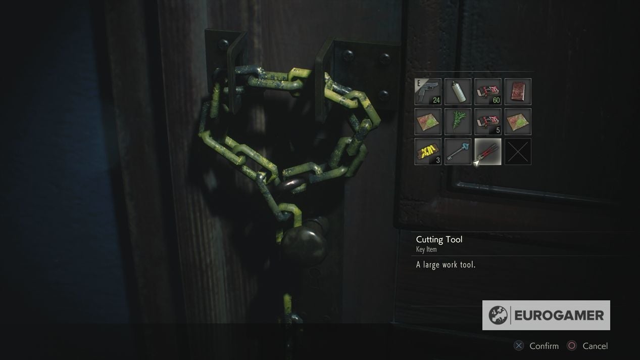 Resident Evil 2 - Courtyard location, Red Book, Art Room and Red Jewel ...