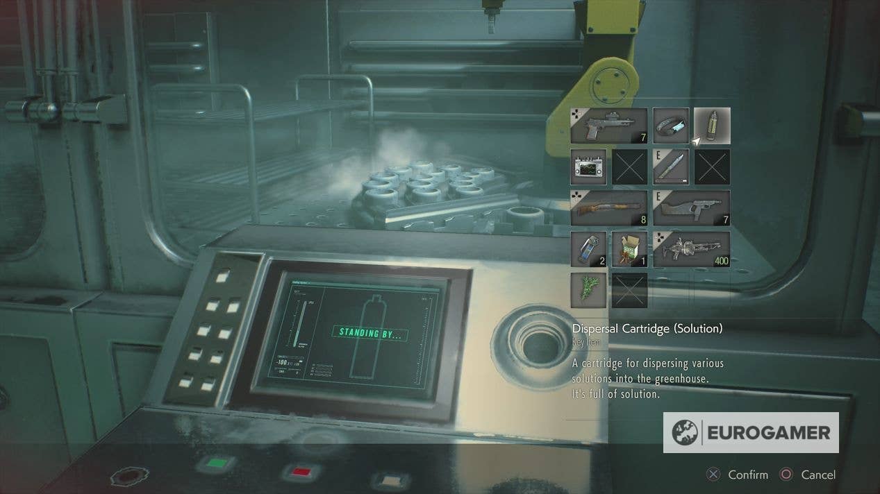 Resident Evil 2 - Drug Testing Lab puzzle solution, cooling the ...