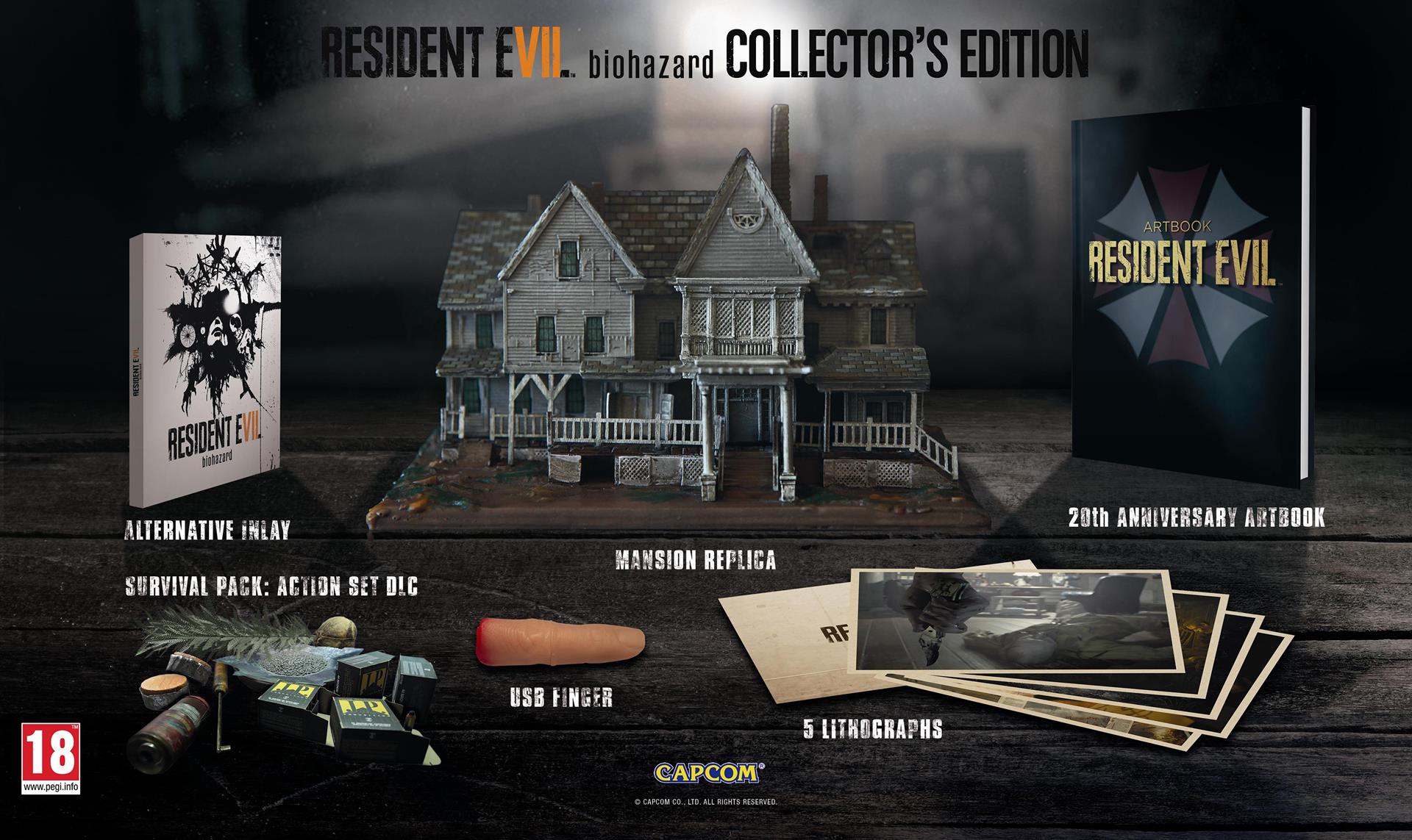 The Resident Evil 7 collector's edition is a little different in ...