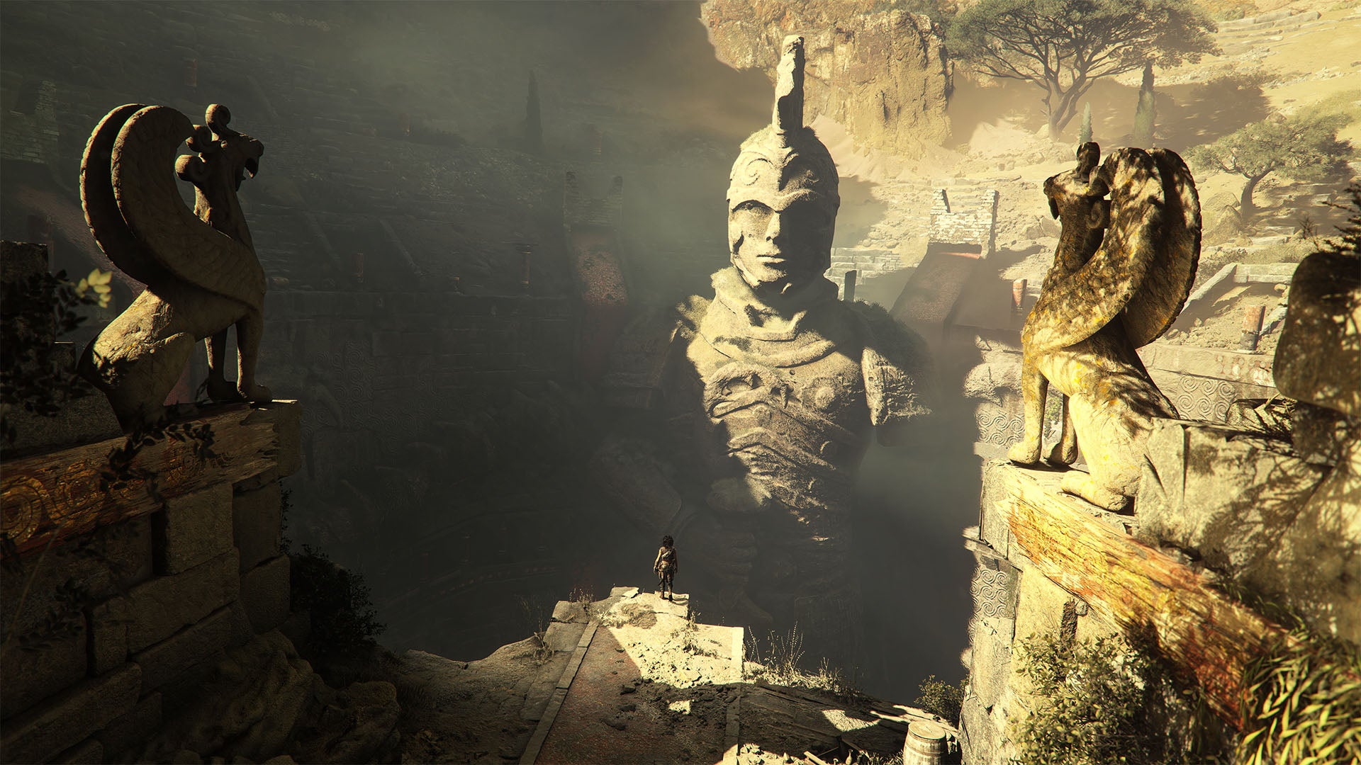 The colossus statue in Resonance: A Plague Tale Legacy