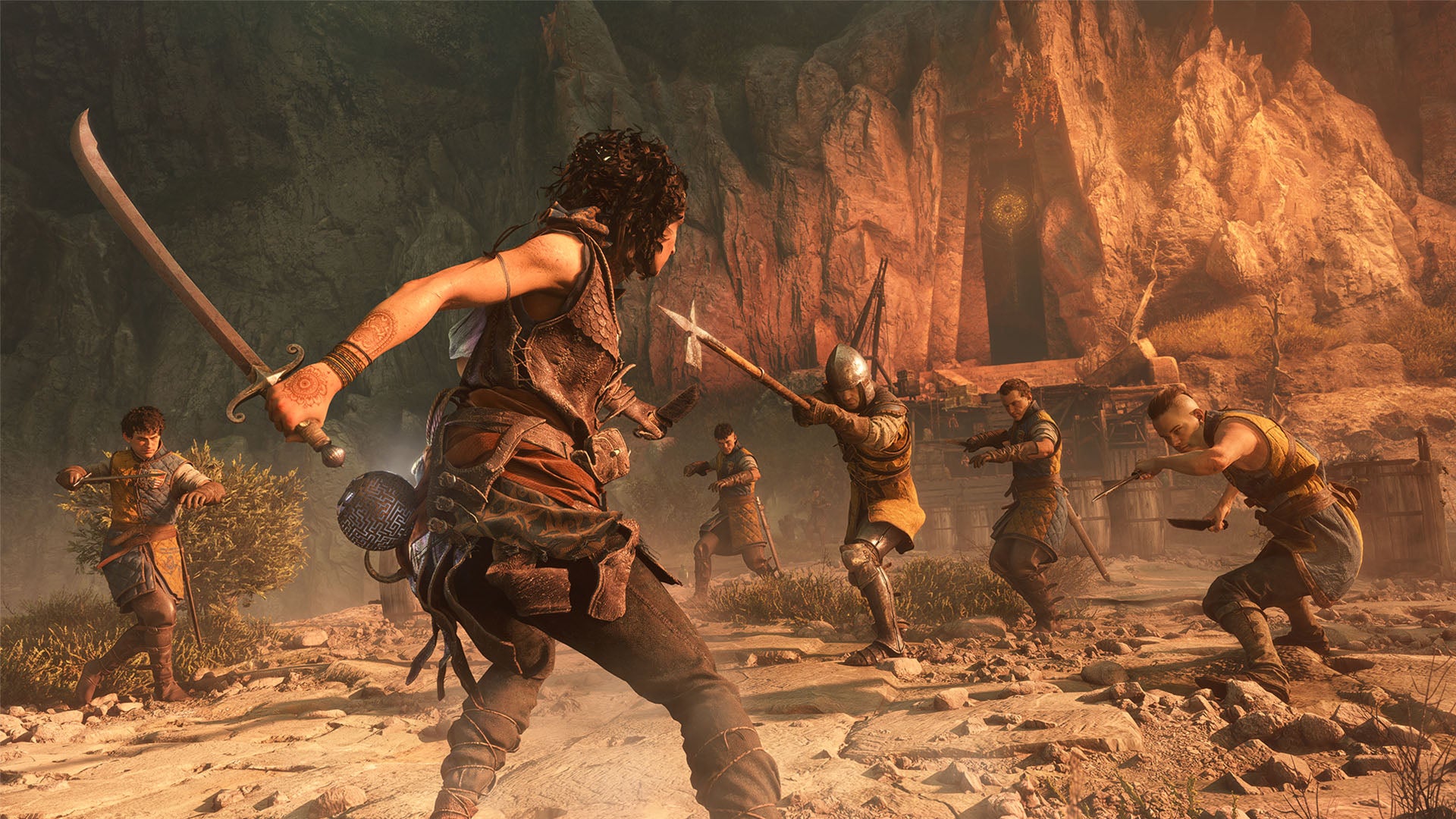 Sophia battles Venetian soldiers in Resonance: A Plague Tale Legacy