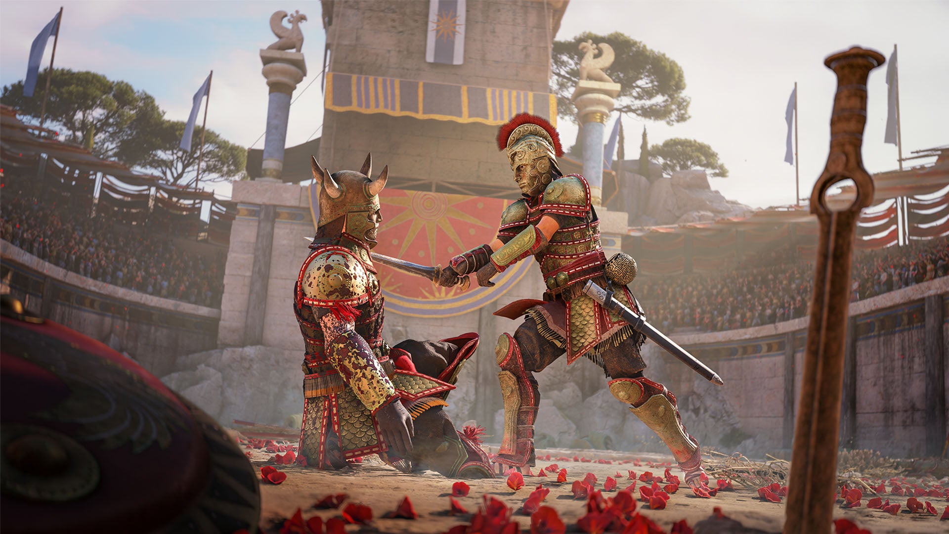 Theseus fights in a duel in Resonance: A Plague Tale Legacy