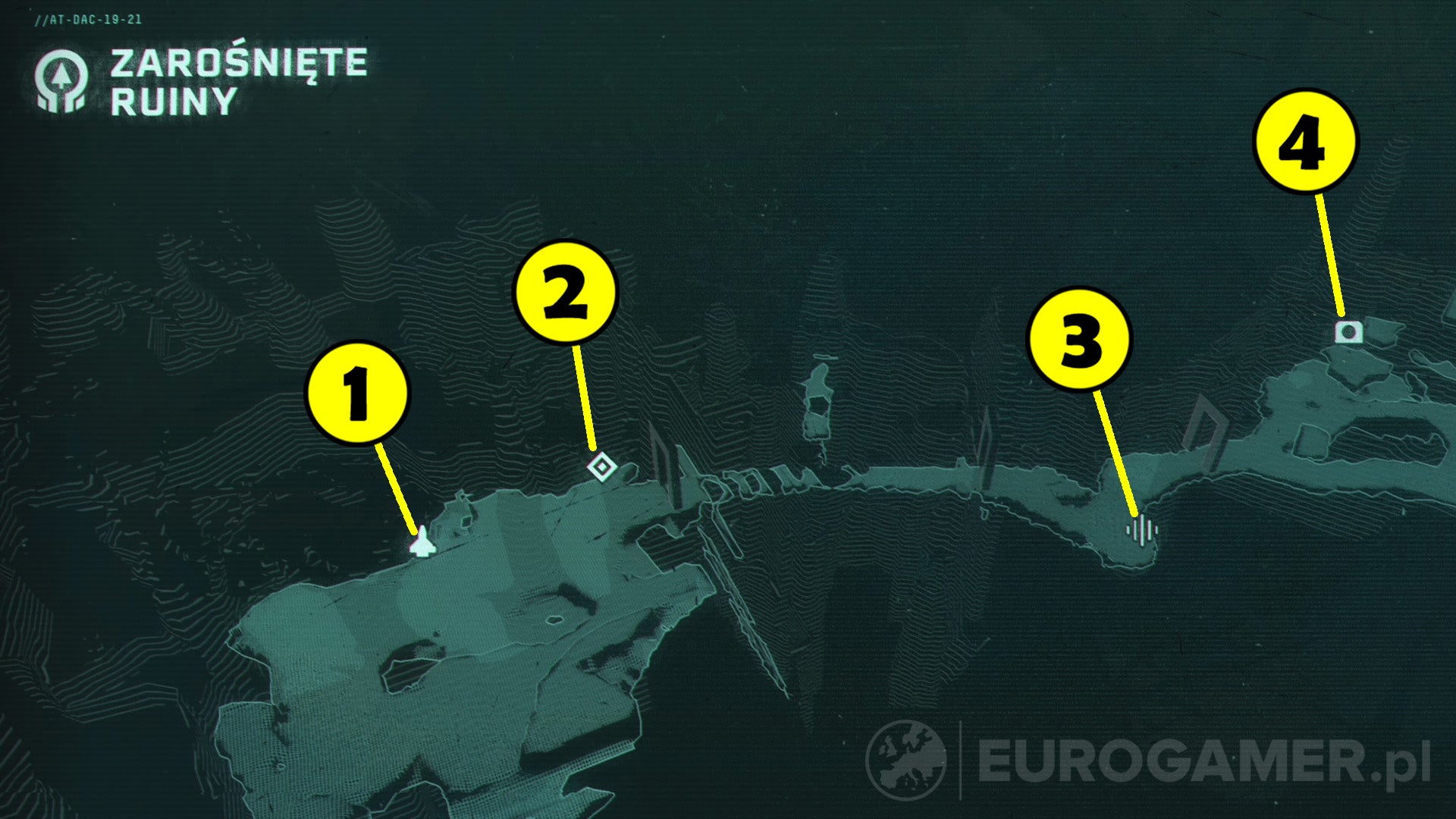 Returnal - mapa, świat 1: Zarośnięte Ruiny | Eurogamer.pl