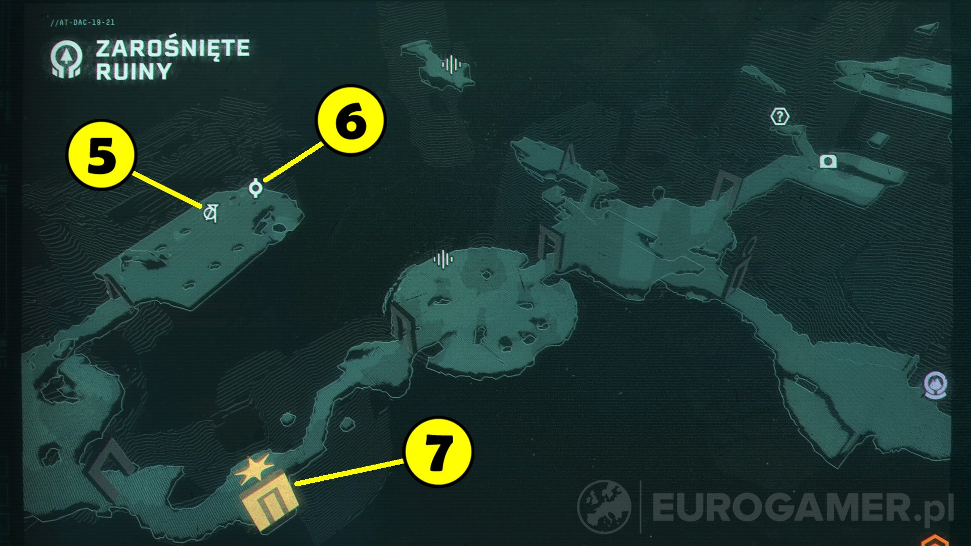 Returnal - mapa, świat 1: Zarośnięte Ruiny | Eurogamer.pl