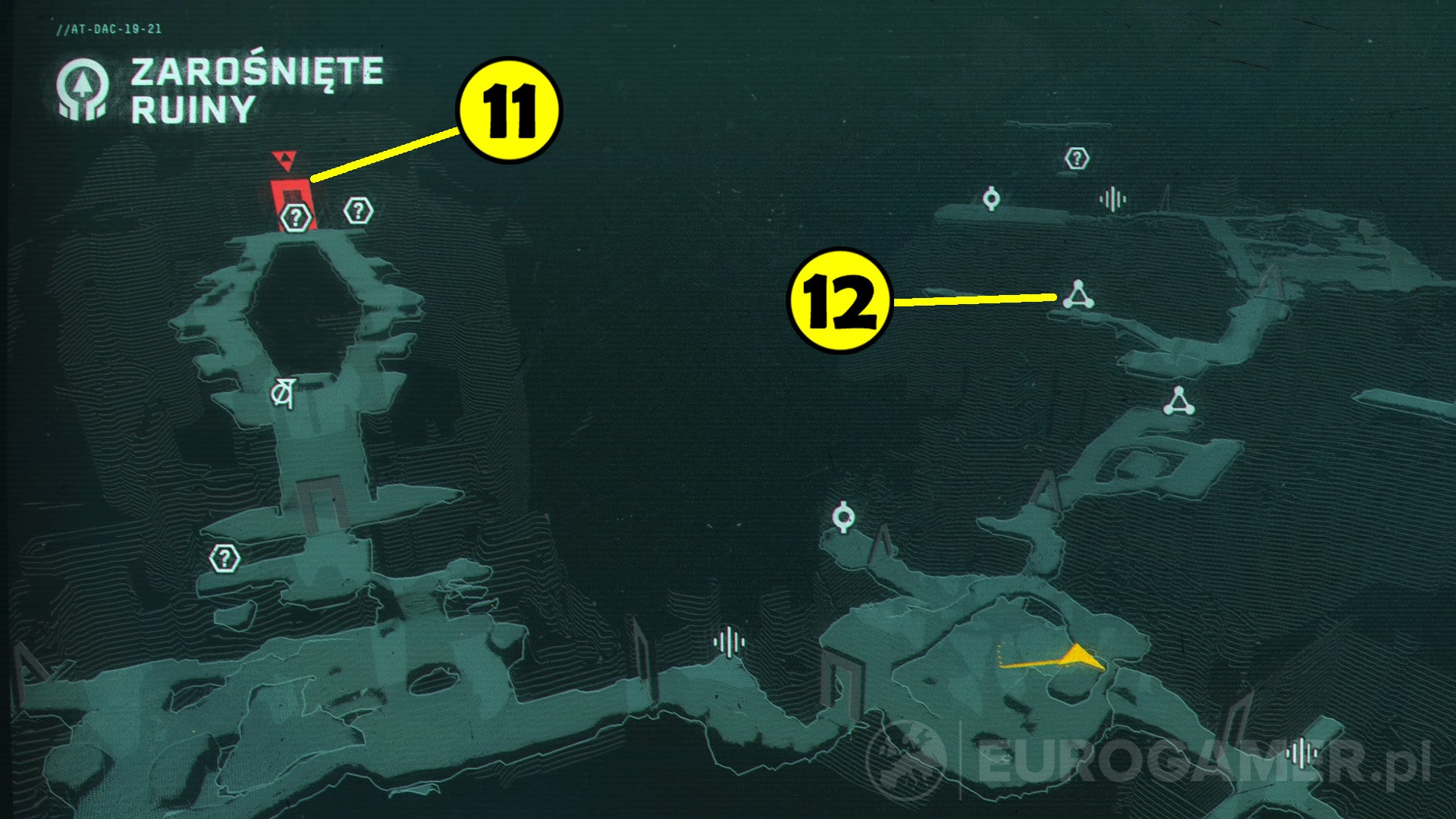 Returnal - mapa, świat 1: Zarośnięte Ruiny | Eurogamer.pl