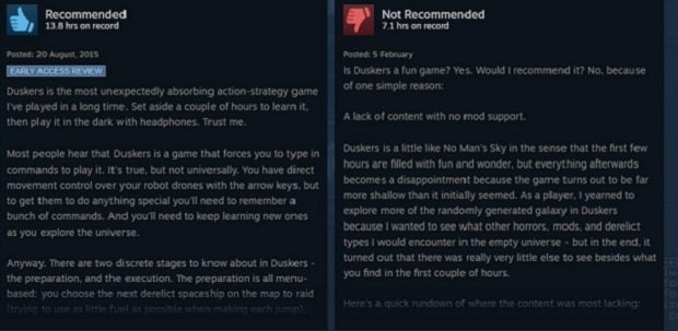 What developers think of Steam reviews | Rock Paper Shotgun