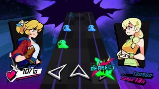 Rift of the Necrodancer è uno spin-off di Crypt of the Necrodancer ma in stile Guitar Hero