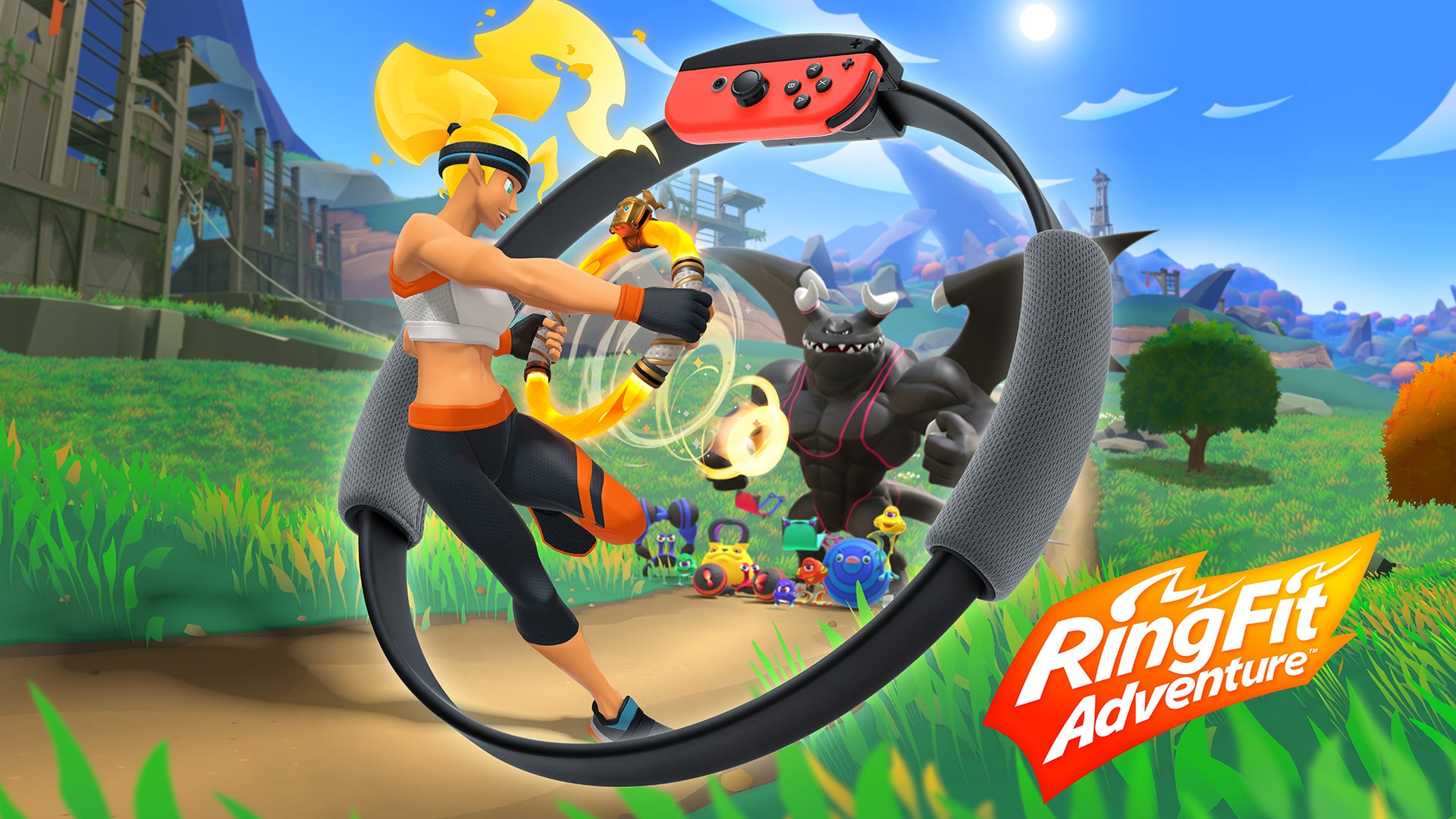 Ring Fit Adventure artwork