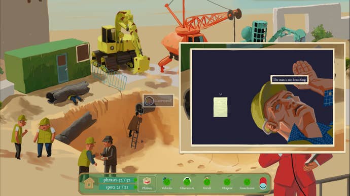 A worker is found dead on a construction site in Rise of the Golden Idol