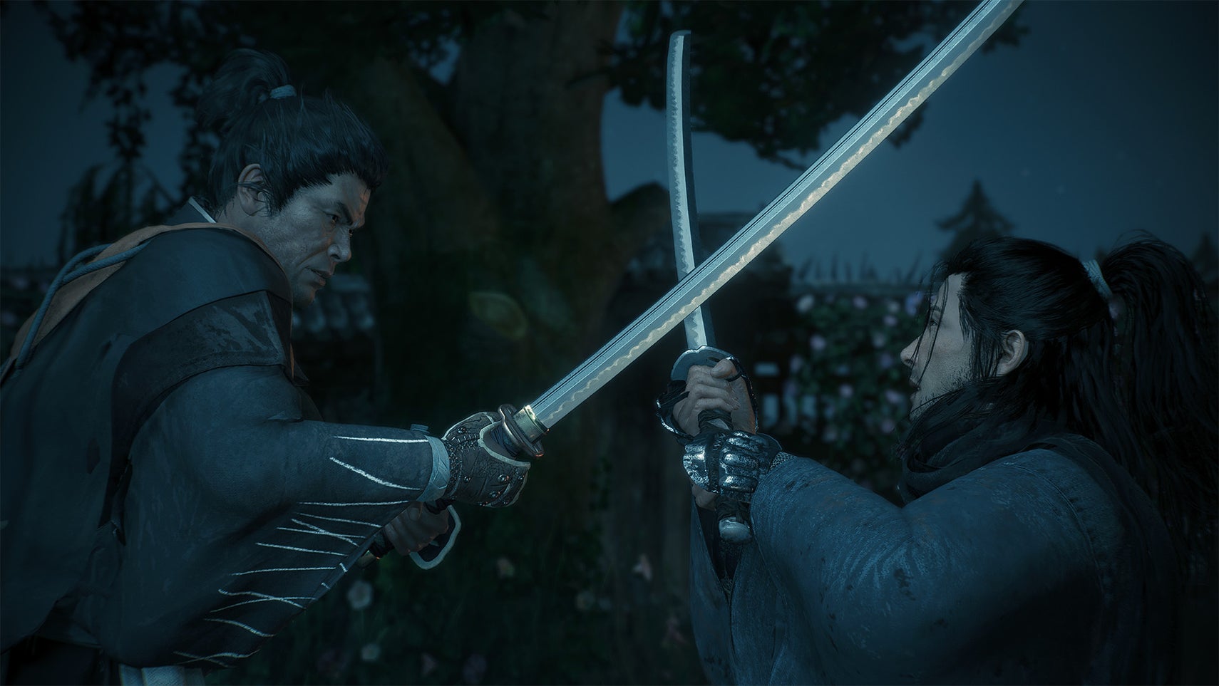 Two samurai clash blades in PS5 exclusive Rise of the Ronin. - 1