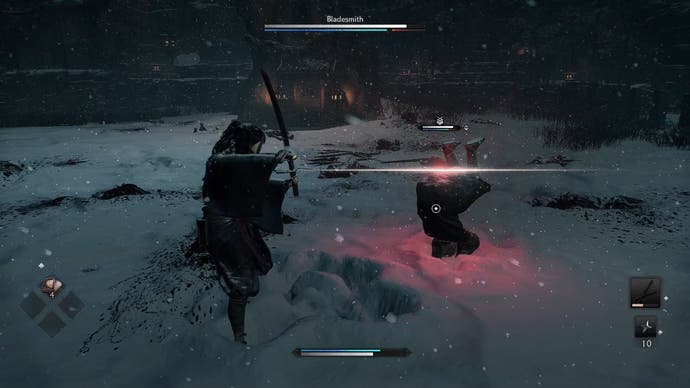 Bladesmith can use an annoying somersault to attack you