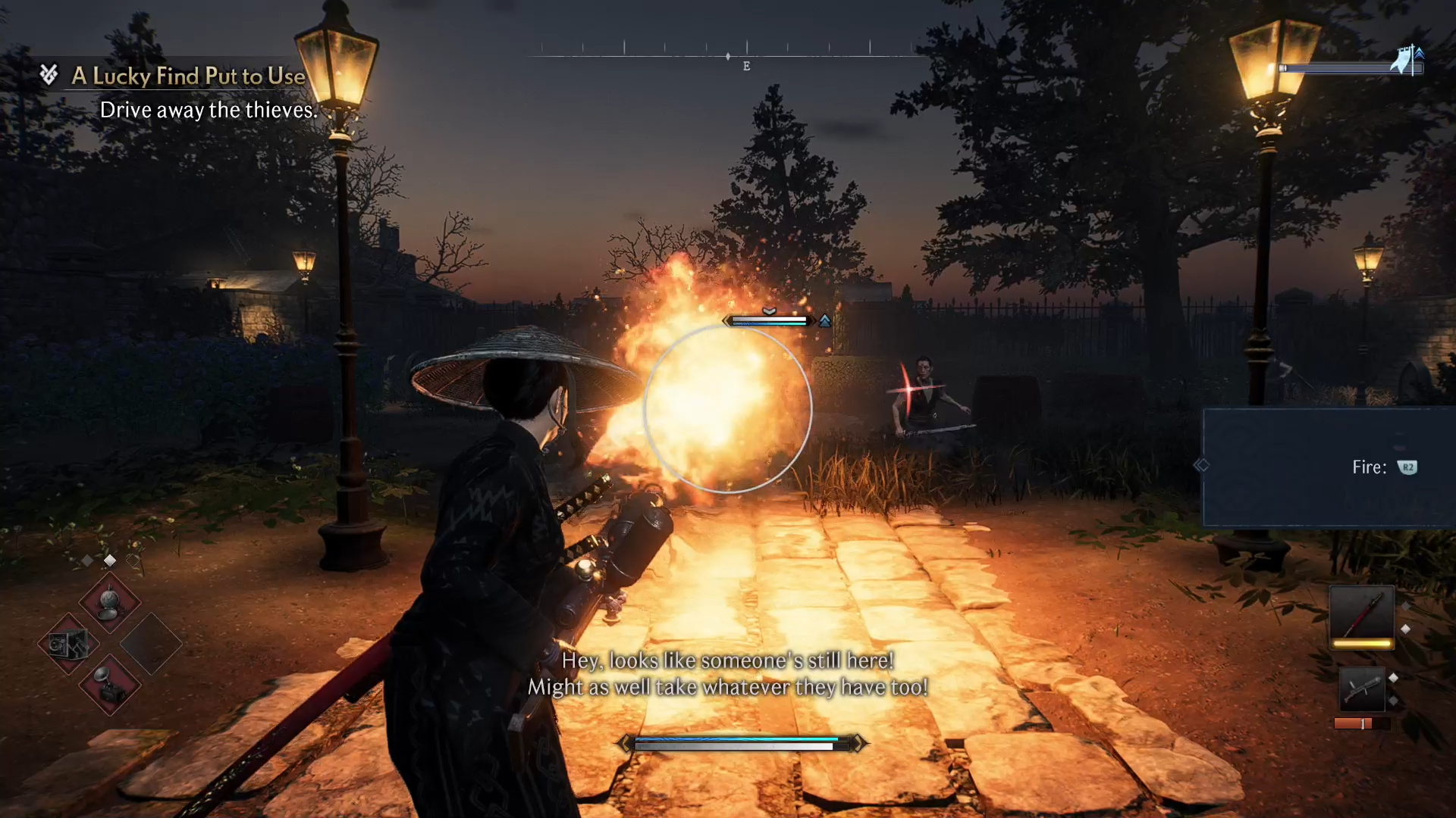 During the mission A Lucky Find Put to Use, you learn how to use the Fire Pipe