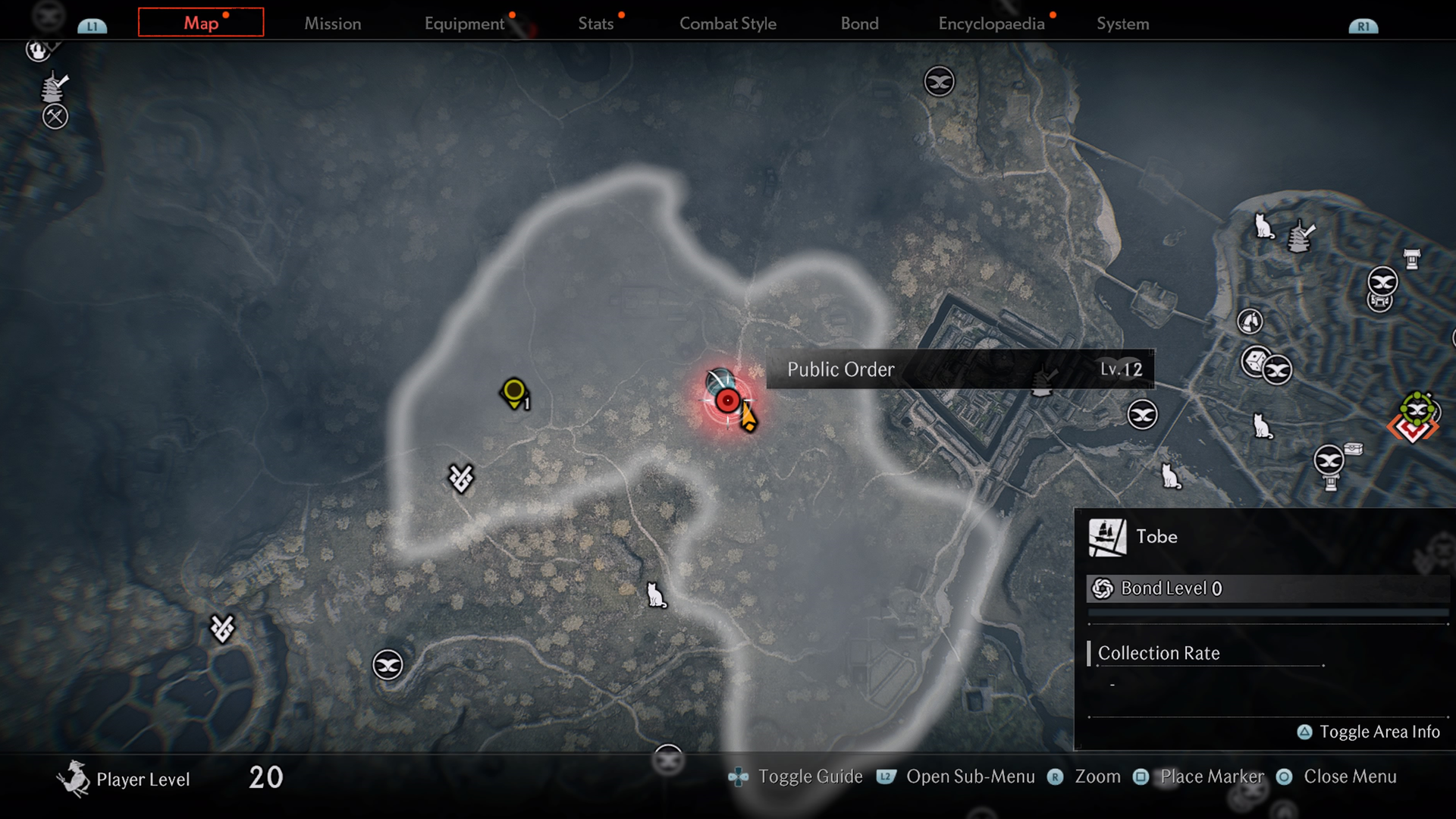 Finish all the Public Order events to level up fast in Rise of the Ronin