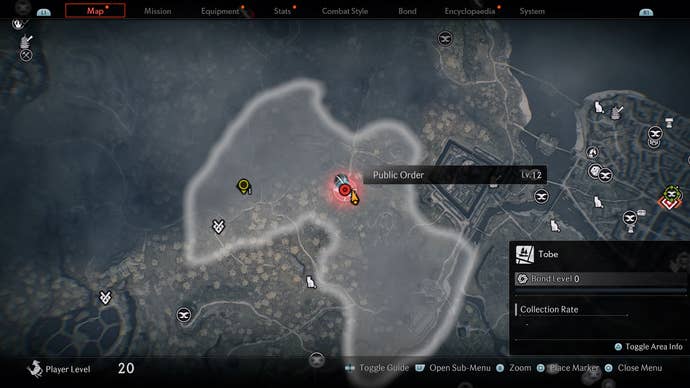 Finish all the Public Order events to level up fast in Rise of the Ronin