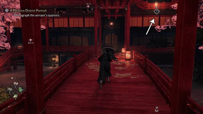 Use the grappling hook to reach the higher leves in this quest