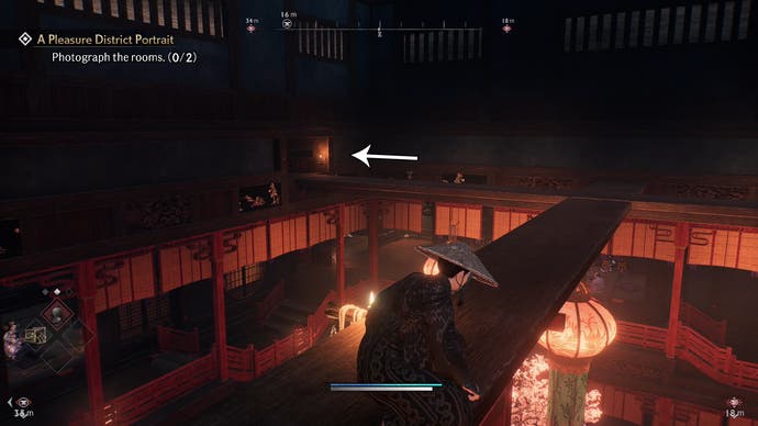 Follow the opening on the left for the first photo in Rise of the Ronin