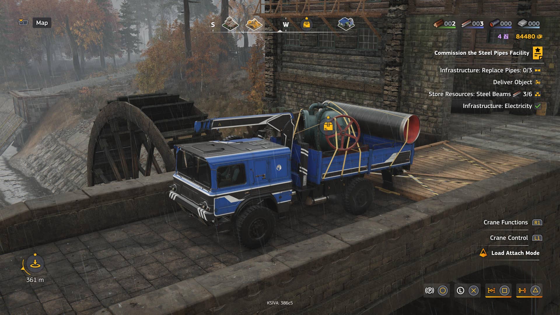 The Mule T1 in RoadCraft.