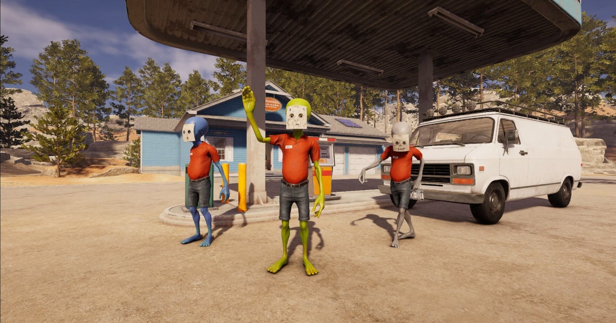 Roadside Research is like if Lethal Company were a game where youre a poorly disguised alien running a gas station Roadside Research is like if Lethal Company were a game where youre a poorly disguised alien running a gas station