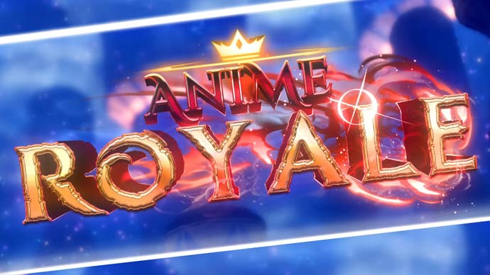 The Anime Royale splash text emblazoned across a blue background.
