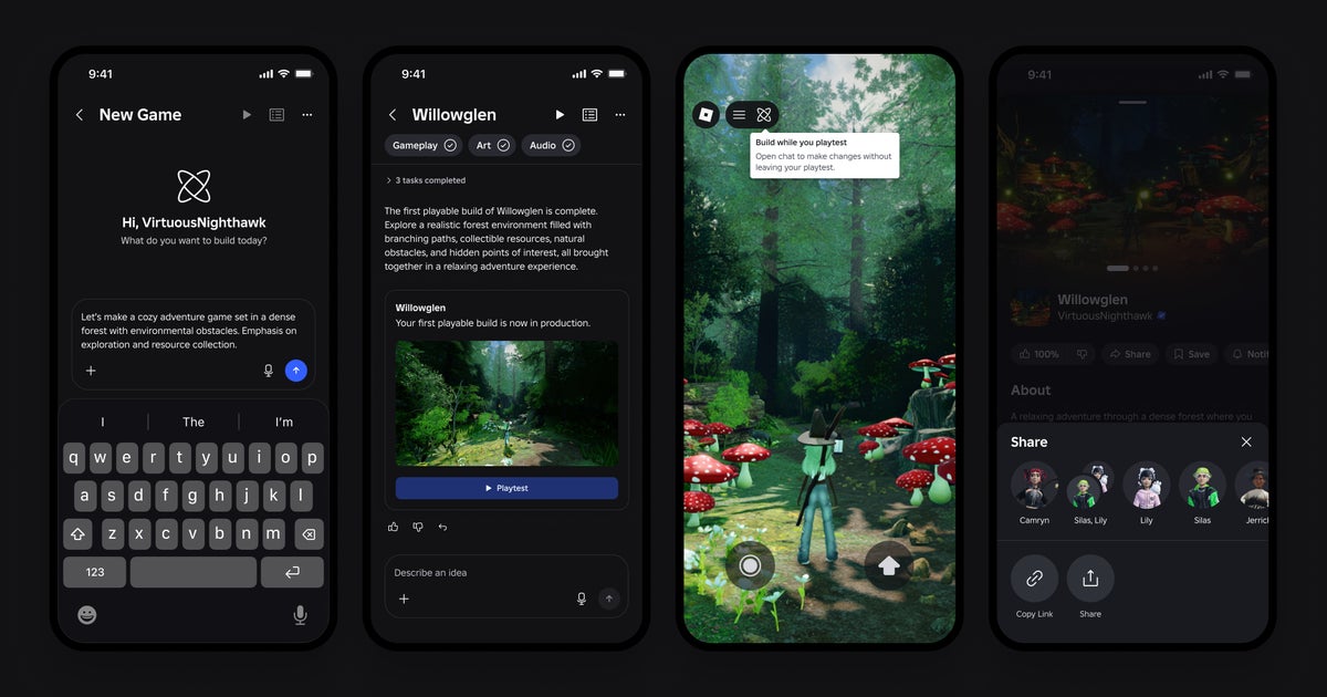 Roblox announce plans to let people AI generate basic games using text prompts stuck into a mobile app, but claim that wont fill their homepage with AI slop Roblox announce plans to let people AI generate basic games using text prompts stuck into a mobile app, but claim that wont fill their homepage with AI slop