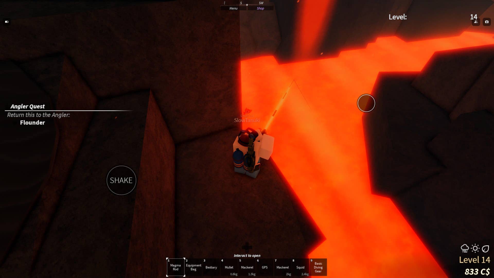 Roslit Volcano Fishing: How to get the Magma Rod in Fisch | VG247
