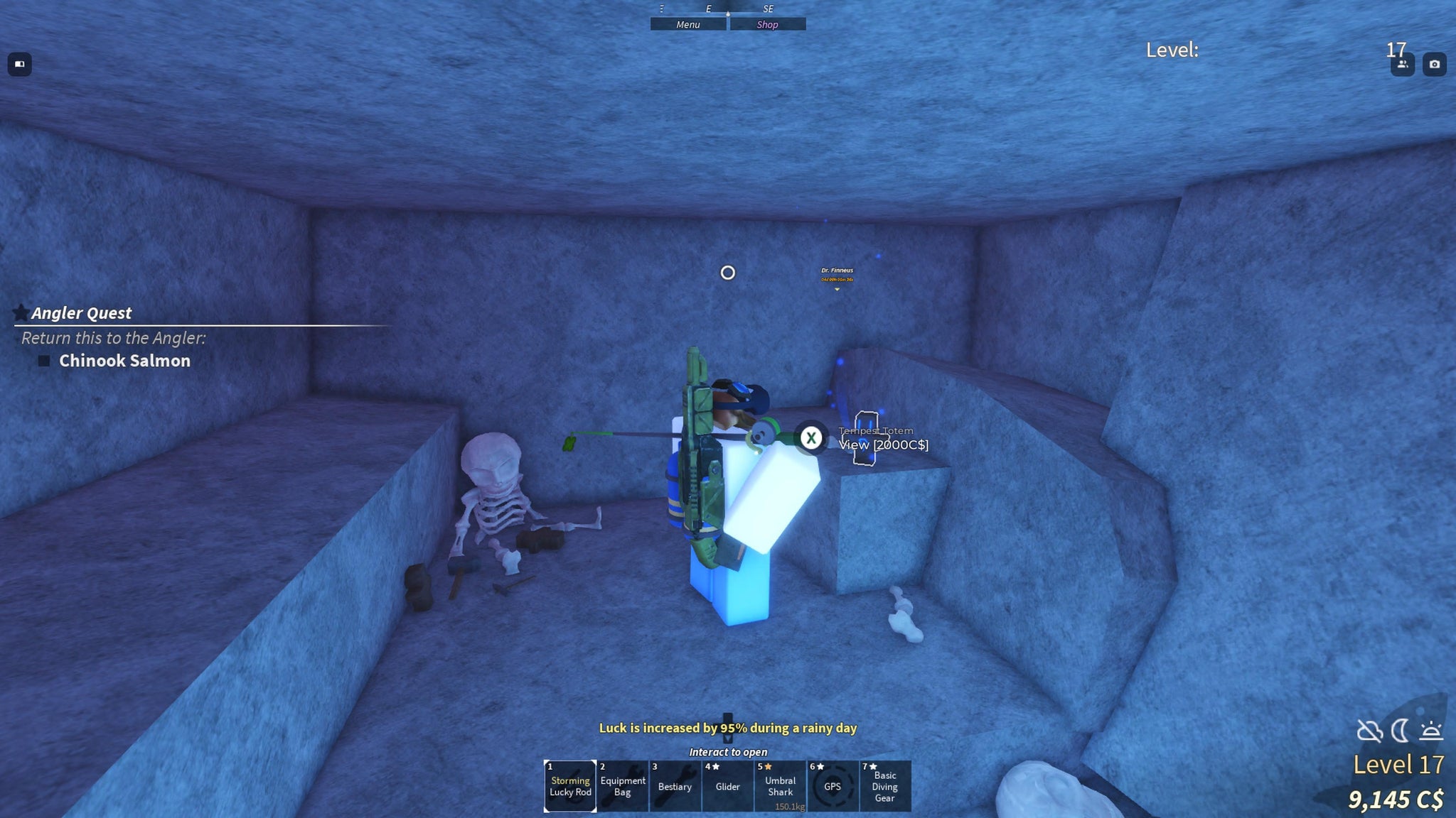 The cave which has the Tempest Totem in Fisch. - 10