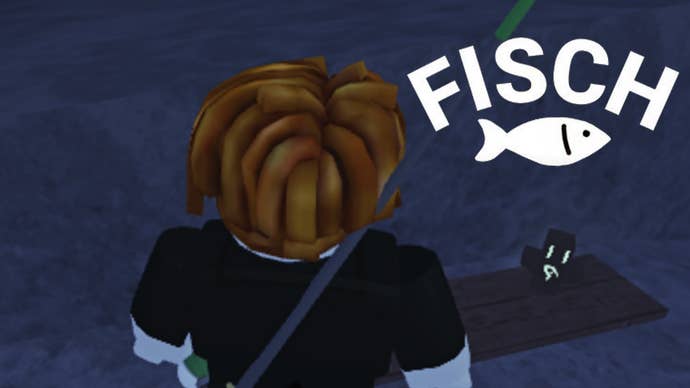 A Roblox character standing by the location of a Totem in Fisch.