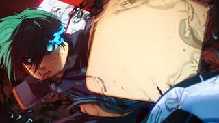 Artwork for the Roblox football game Goalbound, showing an anime-inspired character based on the Blue Lock series.