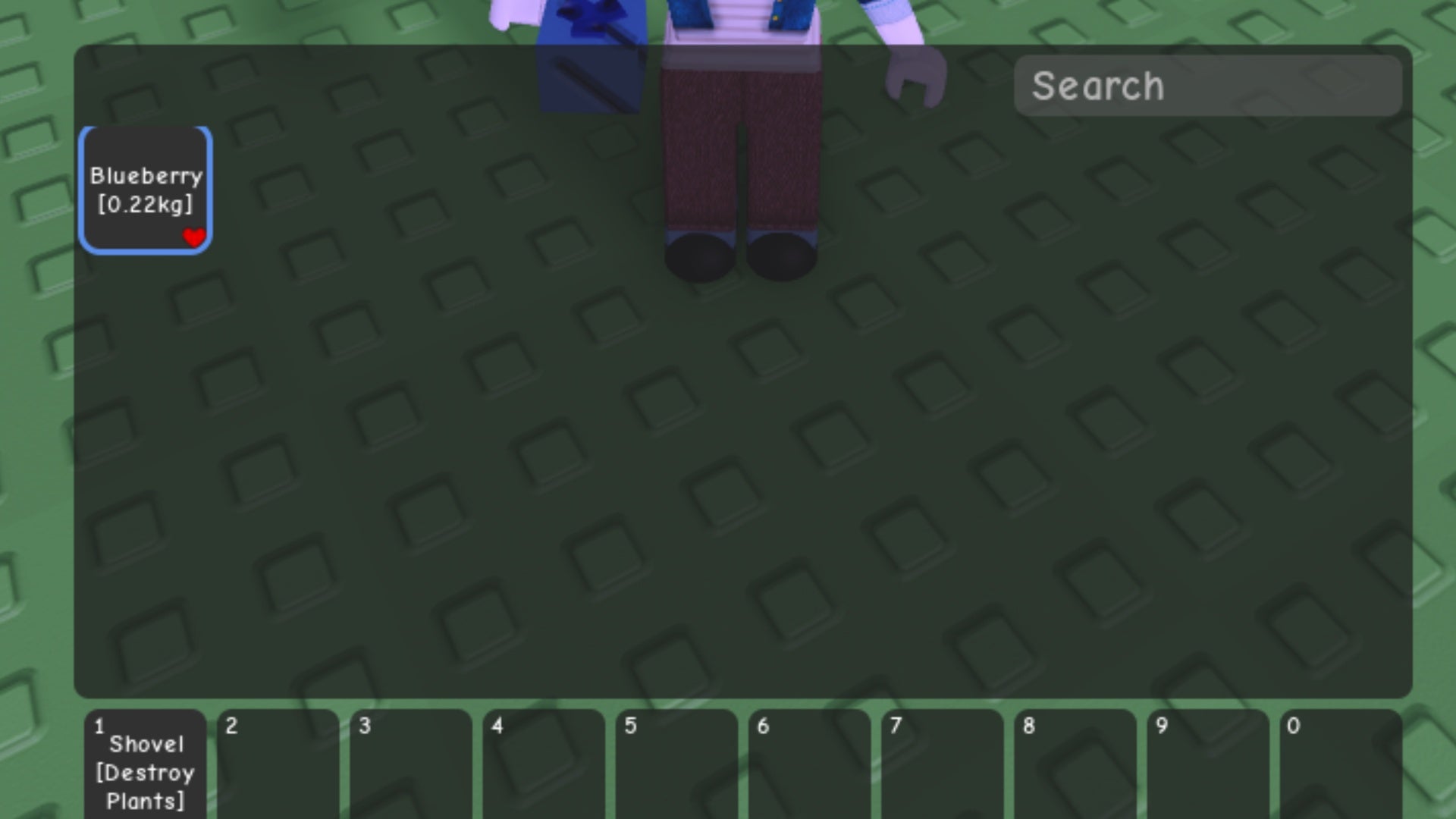 roblox grow a garden favourite blueberry crop in backpack inventory