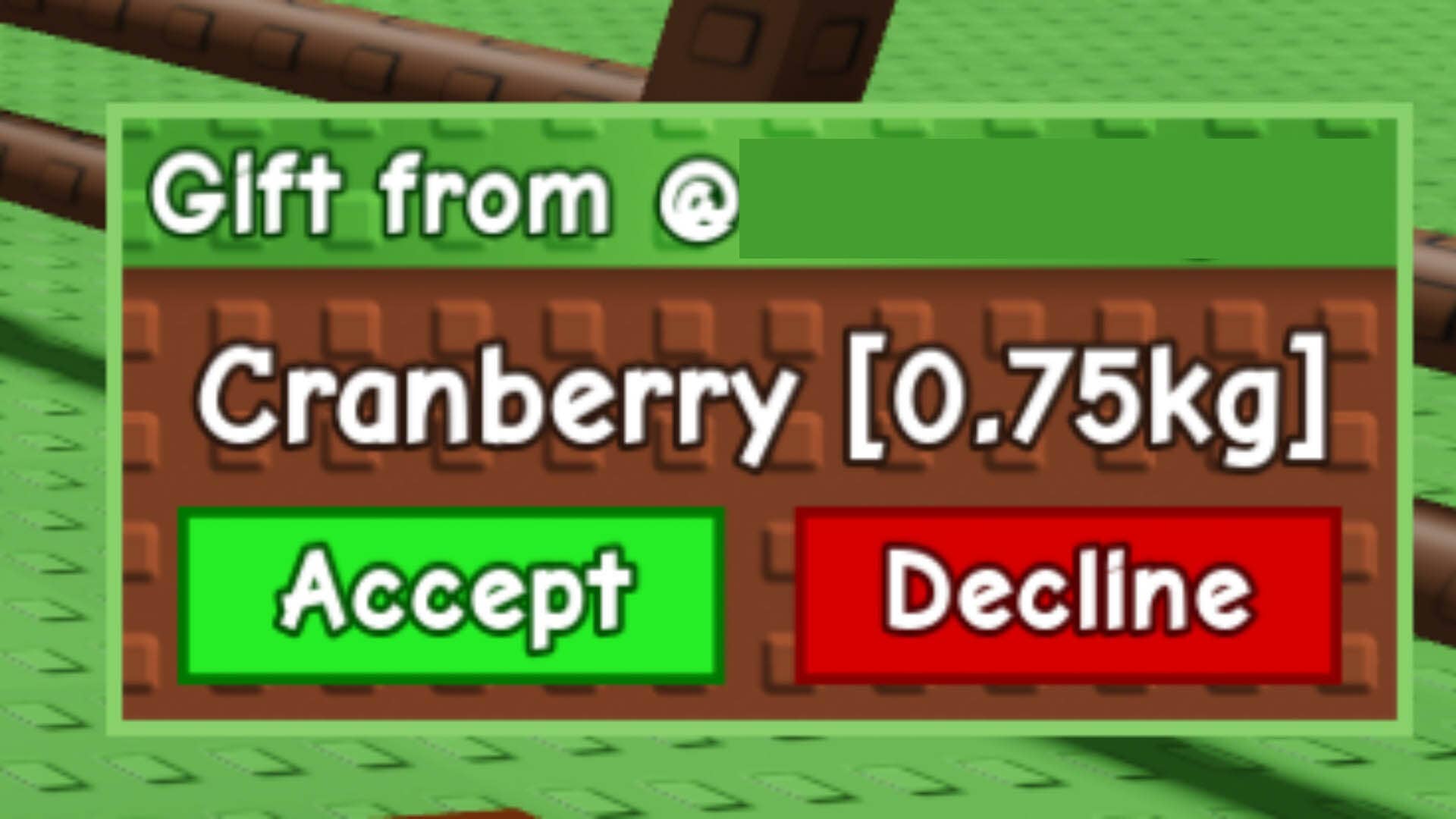 roblox grow a garden gift request notification