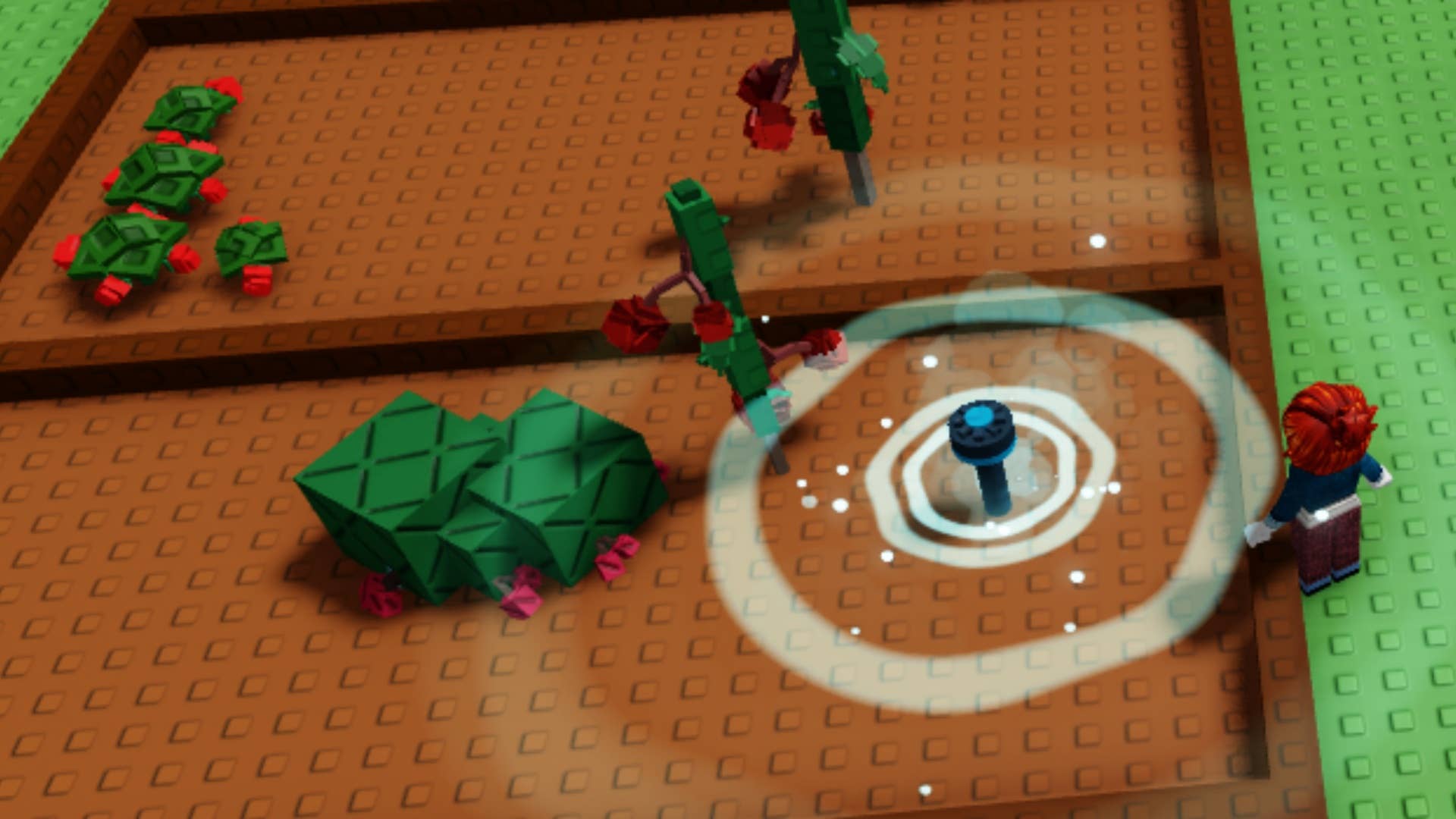 roblox grow a garden gifting sprinkler in garden