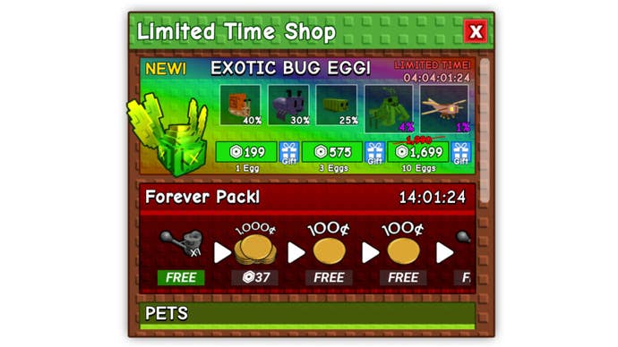 roblox grow a garden ingame shop menu