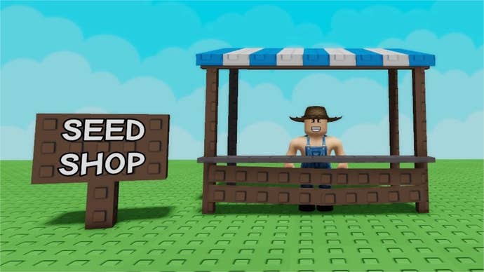 A shop in Grow a Garden