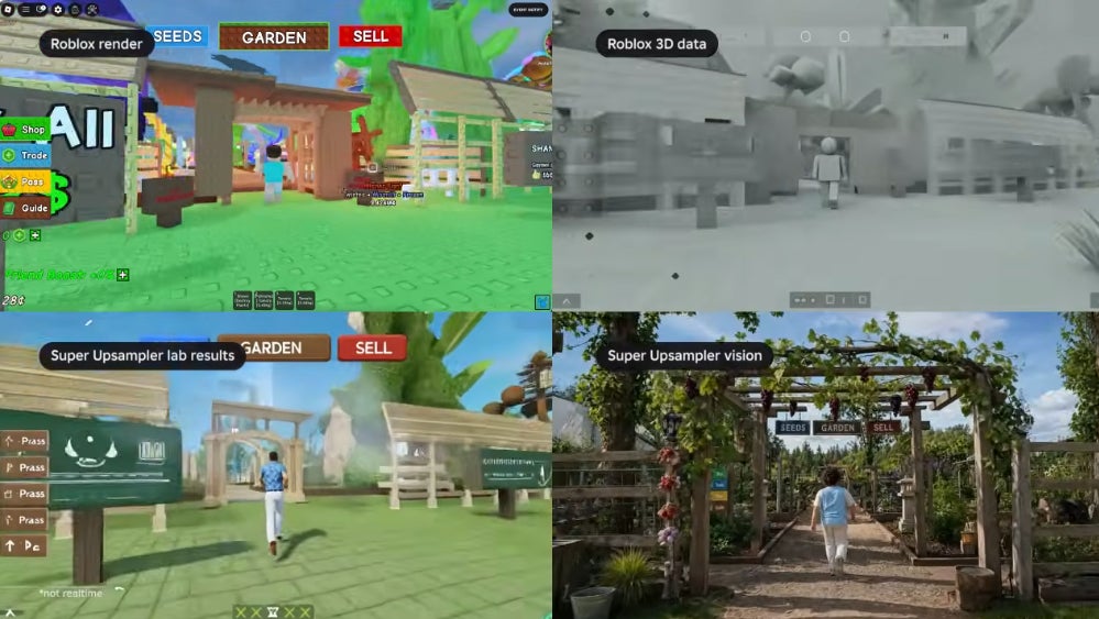 Roblox announces AI-driven upscaler, which it claims will convert Roblox titles to photorealistic graphics | GamesIndustry.biz
