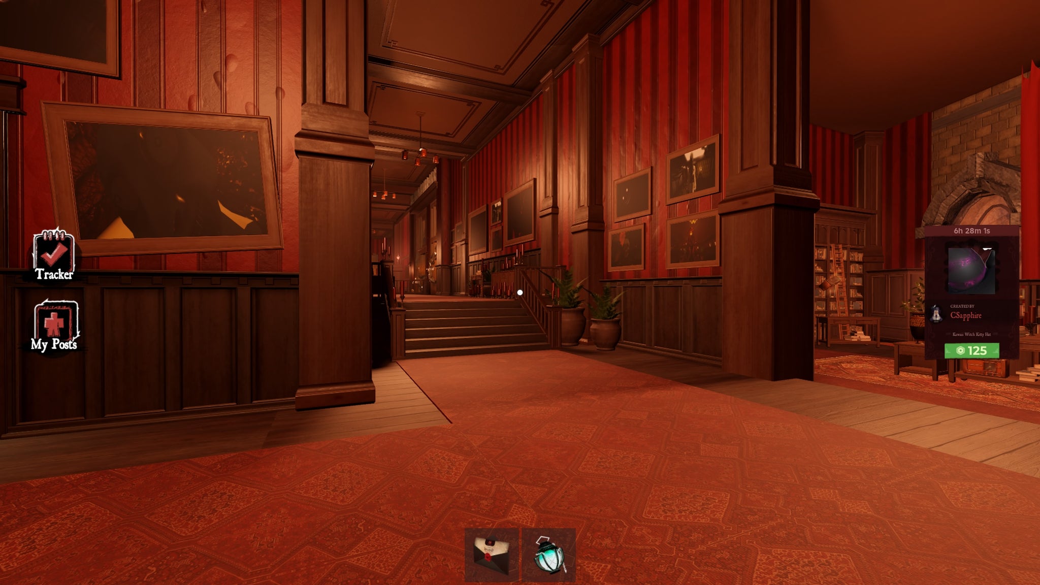 A small staircase leading to the Mirror room in The Haunt. - 4