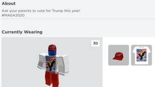 Roblox hacked by Trump supporters
