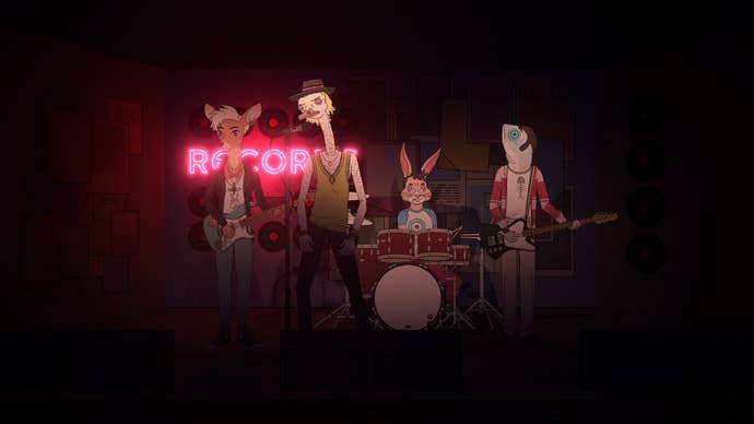 The set performing connected signifier successful Rockbeasts.