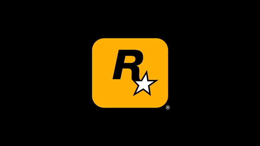 Rockstar's logo - the letter R in black on a yellow background with a white star shape in the bottom right
