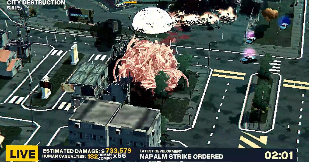 ROLLA is evil, fleshy, monstrous, B-movie-esque Katamari Damacy, and is out this month ROLLA is evil, fleshy, monstrous, B-movie-esque Katamari Damacy, and is out this month